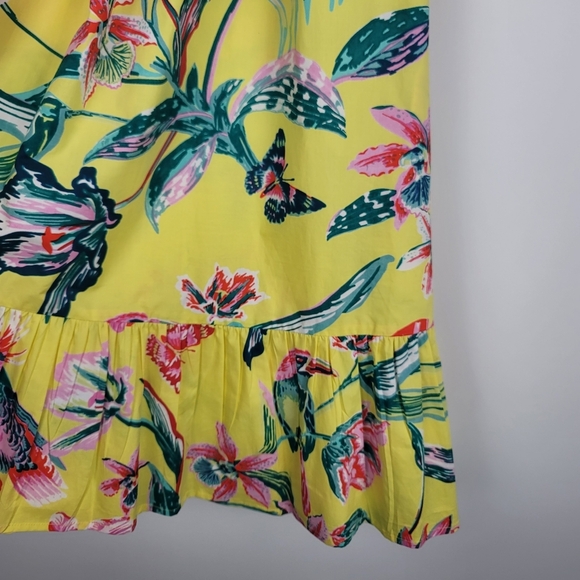 NWT Banjanan Yellow Bulbul Dress Size Large - Picture 9 of 12